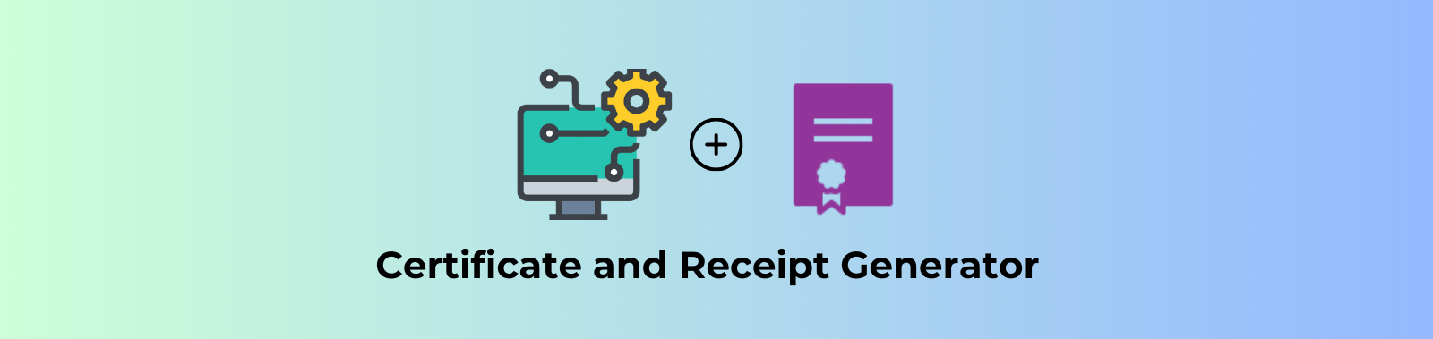 Certificate And Receipt Generator