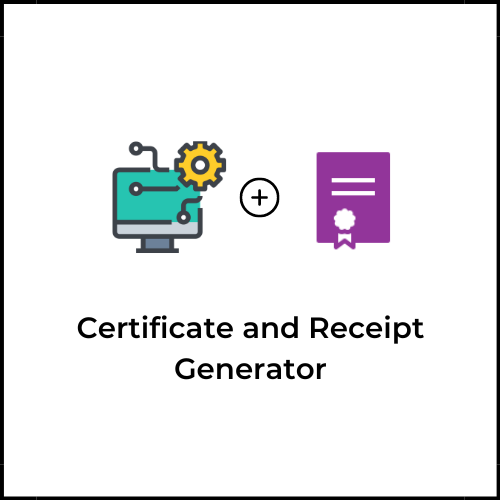 Frh Certificate And Receipt Generator